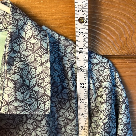 Straight Down Polo Shirt Mens Blue Grey Mixer Cocktail Happy Hour Performance XL - Picture 9 of 9